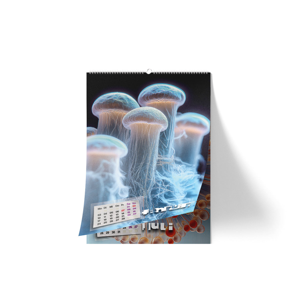 ◤◢ calendar SCHLEIMPILZE/SLIME MOULDS 2025 ➽ 01-(UN)REAL