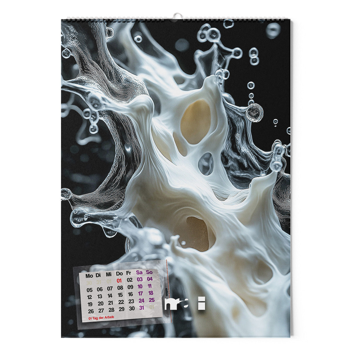 ◤◢ calendar SCHLEIMPILZE/SLIME MOULDS 2025 ➽ 01-(UN)REAL