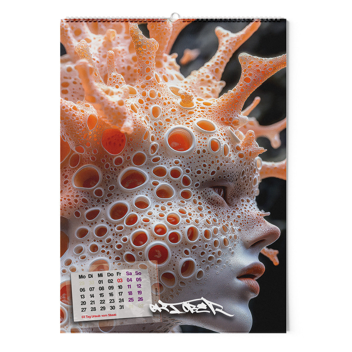 ◤◢ calendarr SCHLEIMPILZE/SLIME MOULDS 2025 ➽ 03-ART