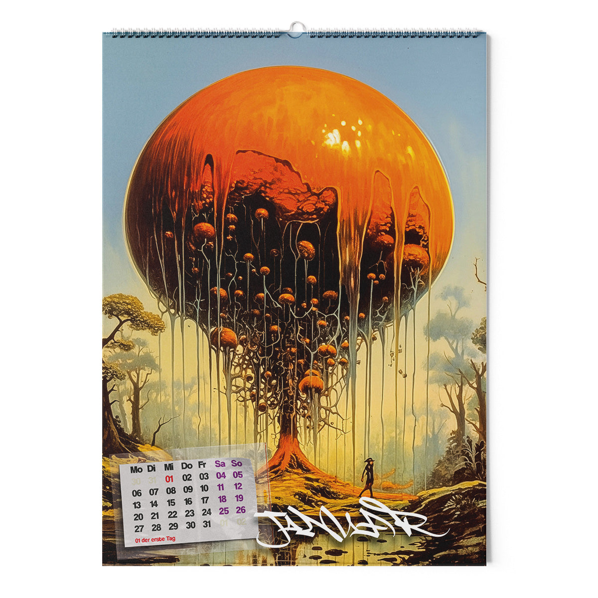 ◤◢ calendarr SCHLEIMPILZE/SLIME MOULDS 2025 ➽ 03-ART