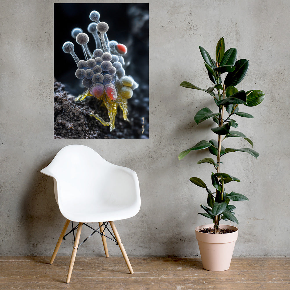 art prints - A SLIME MOLD TRANSCENDENCE - WIE EIN WIRKLICH SEHR GEWÖHNLICHER WEIN-CONNAISSEUR 10 JAHRE MEINES LEBENS MIT EINER NARZISSE VERGIFTETE