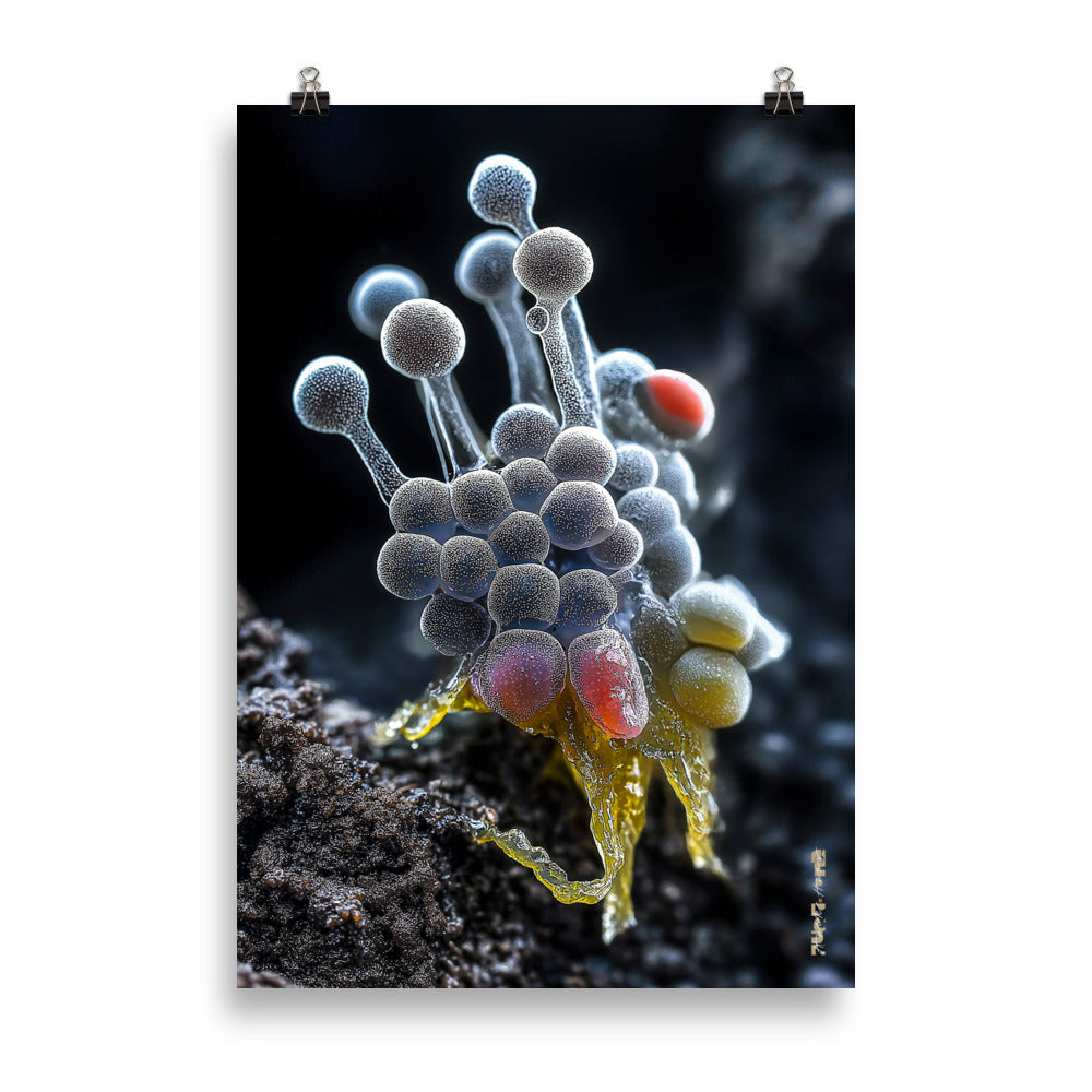 art prints - A SLIME MOLD TRANSCENDENCE - WIE EIN WIRKLICH SEHR GEWÖHNLICHER WEIN-CONNAISSEUR 10 JAHRE MEINES LEBENS MIT EINER NARZISSE VERGIFTETE