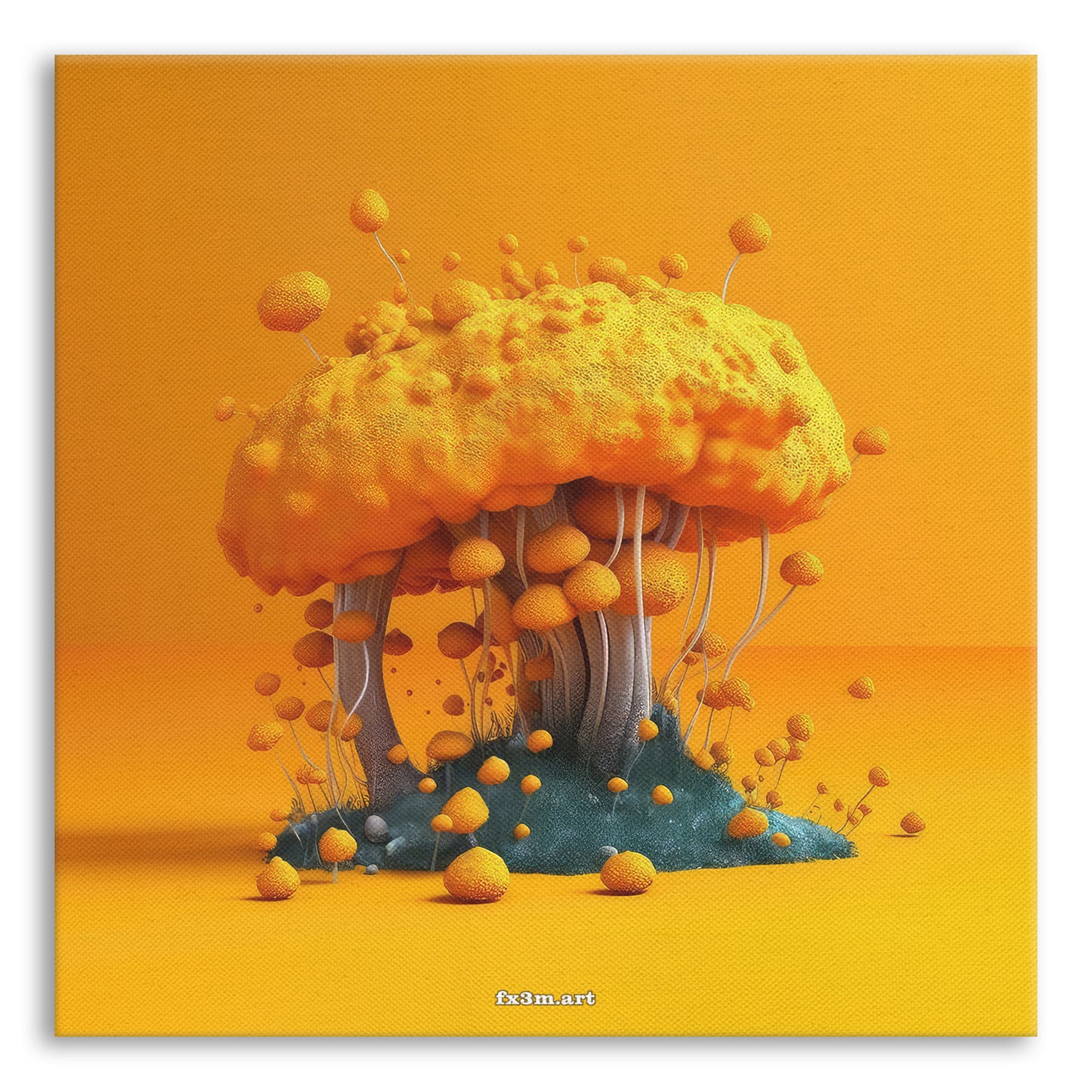 SCHLEIMPILZ ON CANVAS ➽ 01 BACKERBSENFEELINGS