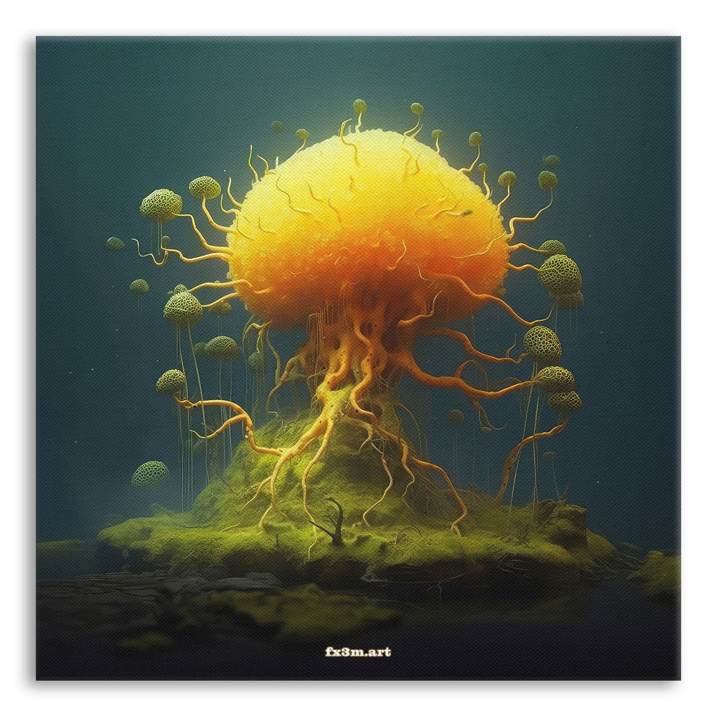 SCHLEIMPILZ ON CANVAS ➽ 33 BEMÜHTE NAMENSFINDUNG/KAULQUAPPE