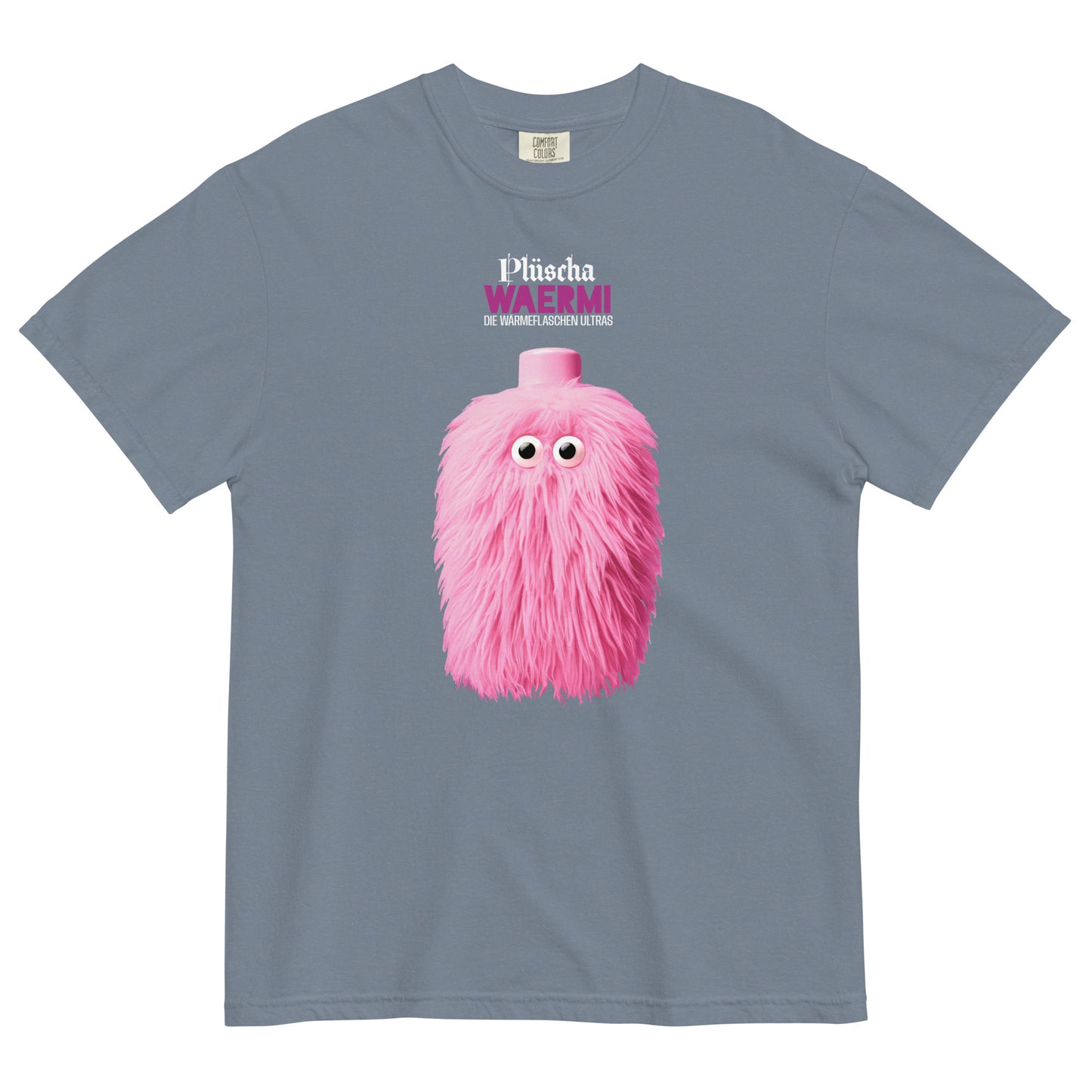 T-SHIRT UNISEX DARK ➽ DIE WÄRMEFLASCHEN ULTRAS ➽ PLÜSCHA WAERMI