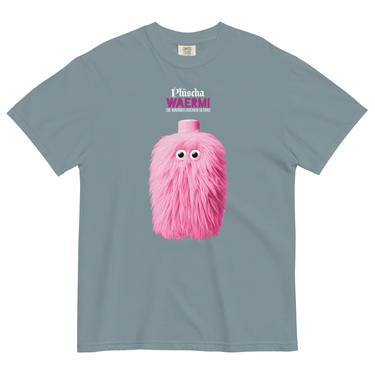 T-SHIRT UNISEX DARK ➽ DIE WÄRMEFLASCHEN ULTRAS ➽ PLÜSCHA WAERMI