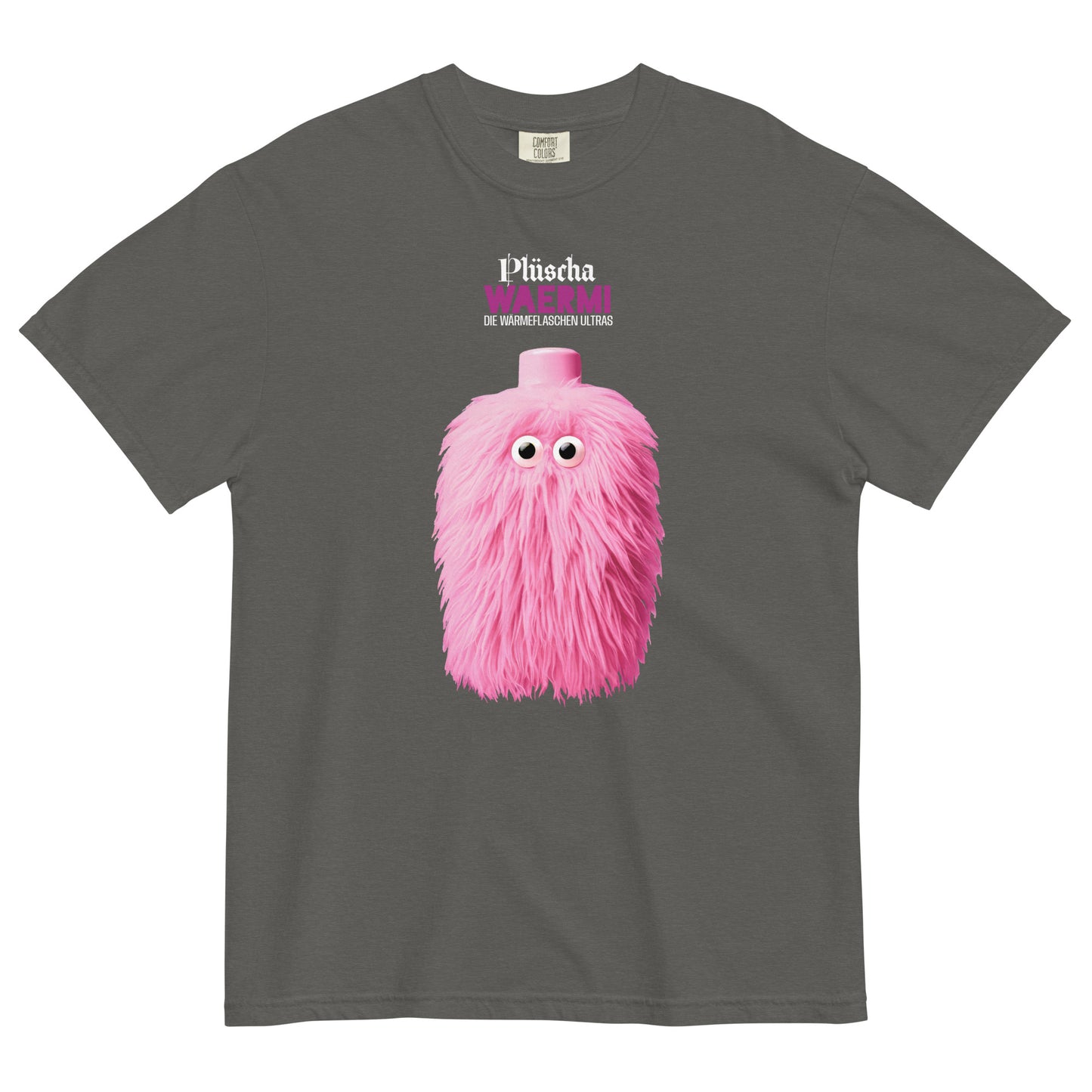 T-SHIRT UNISEX DARK ➽ DIE WÄRMEFLASCHEN ULTRAS ➽ PLÜSCHA WAERMI