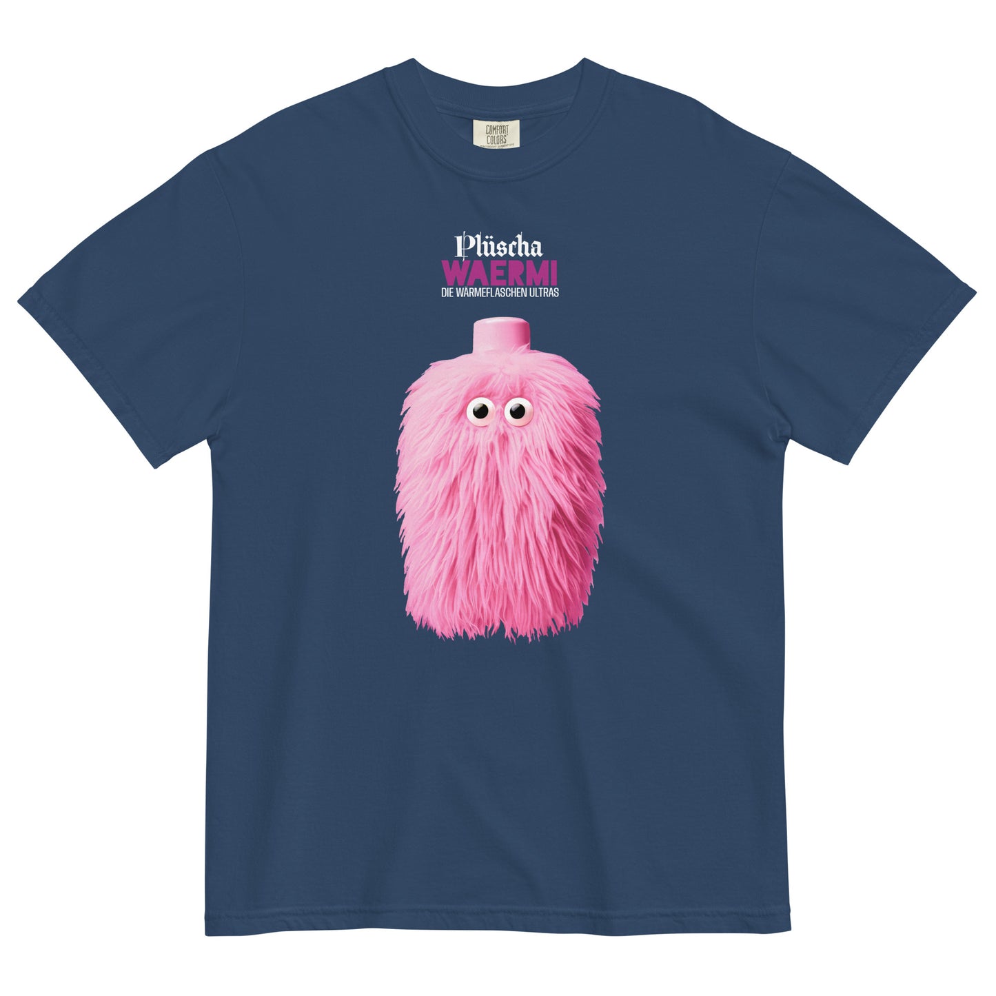 T-SHIRT UNISEX DARK ➽ DIE WÄRMEFLASCHEN ULTRAS ➽ PLÜSCHA WAERMI